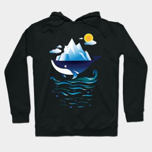 Travel with Whale and friends Hoodie